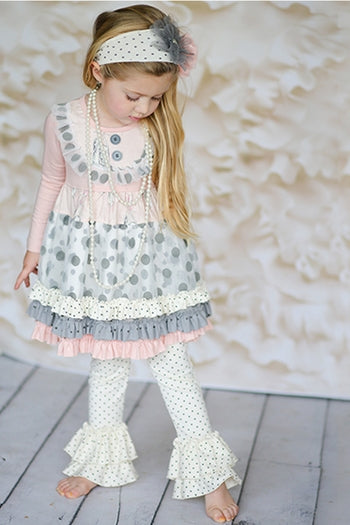 designer toddler dress Floral Designer Pom Pom Dress for Toddler Girls