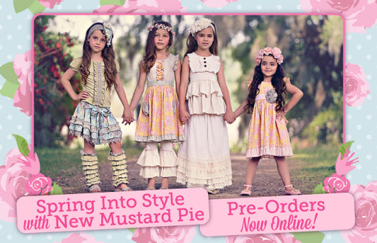 Mustard Pie Spring 2015 Pre-Orders are Now Online!