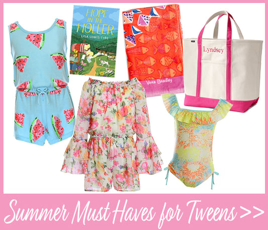 Summer Must Haves for Your Tween: Books, Bags, Clothes, and Beach Towels