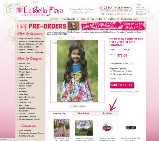 Girls Boutique Clothing Sizes - How to Get it Right