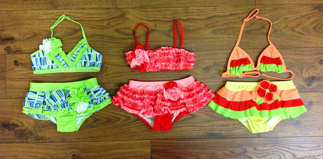 Designer Girls Swimsuits for Summer or Vacation